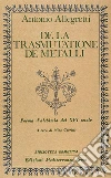 De la trasmutatione de metalli De la trasmutatione de metalli