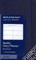 Moleskine Agenda 2012 Giornaliera EXTRASMALL Settimanale Orizzontale - Copertina Blu Moleskine Agenda 2012 Giornaliera EXTRASMALL Settimanale Orizzontale - Copertina Blu